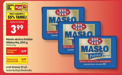 Masło ekstra promocja w Biedronka