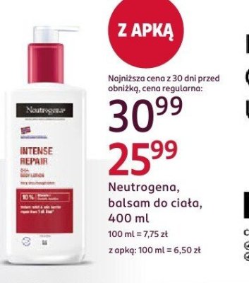 Balsam do ciała, 400 ml promocja w Rossmann