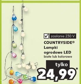 Lampki ogrodowe led kolorowe K-classic countryside promocja