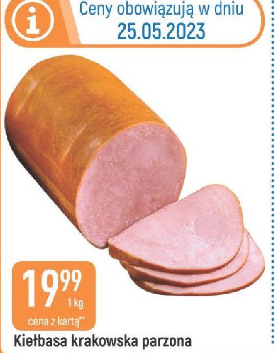 Kiełbasa krakowska parzona promocja w Selgros