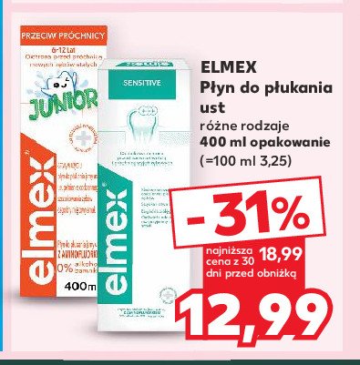 Płyn do płukania ust Elmex sensitive promocja