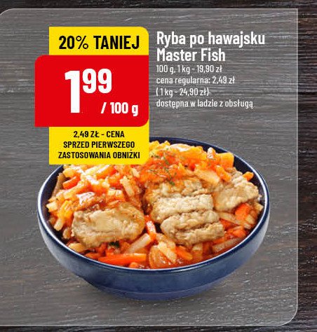 Ryba po hawajsku Master fish promocja