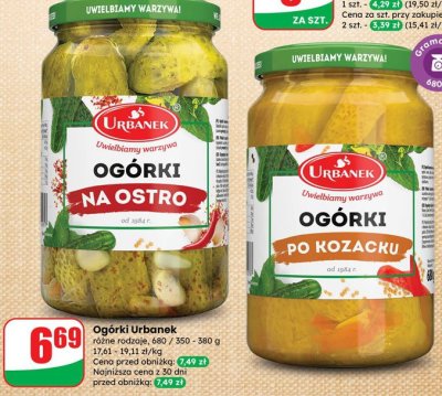 Ogórki na ostro promocja w Dino