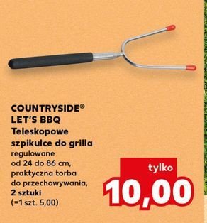 Szpikulec teleskopowy do grilla COUNTRYSIDE promocja w Kaufland