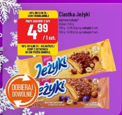 Ciastka Jeżyki promocja w POLOmarket