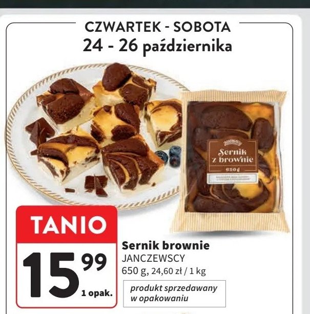 Sernik z brownie Janczewscy promocja