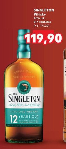 Whisky The singleton 12yo promocja