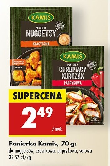 Panierka chrupiący kurczak czosnkowa Kamis promocja w Biedronka