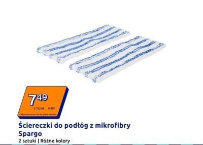 Ściereczki do podłóg z mikrofibry 2 szt. promocja w Action