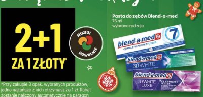 Pasta do zębów Blend-a-med promocja w Delikatesy Centrum