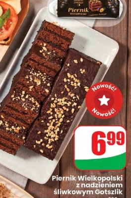 Piernik Wielkopolski z nadzieniem śliwkowym  promocja w Dino