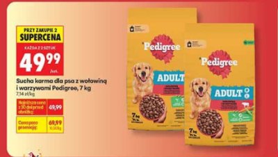 Sucha karma dla psa z wołowiną i warzywami, 7 kg promocja w Biedronka