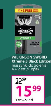 Maszynka do golenia Wilkinson xtreme 3 black edition promocje
