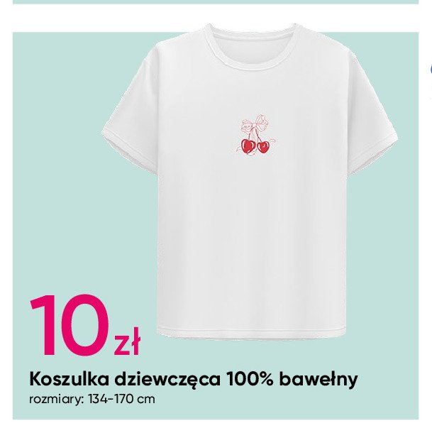 Koszula dziewczęca 134-170 cm promocja