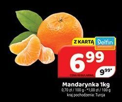 Mandarynka 1kg promocja w Delfin
