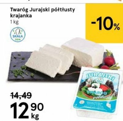 Twaróg półtłusty jurajski Skała osm promocja