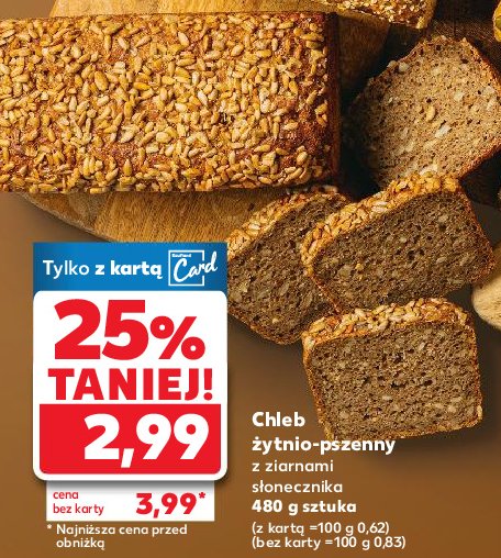 Chleb żytnio-pszenny promocja