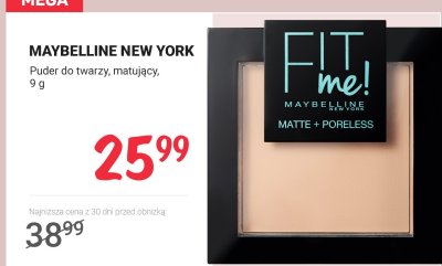 Puder do twarzy matujący promocja w Rossmann