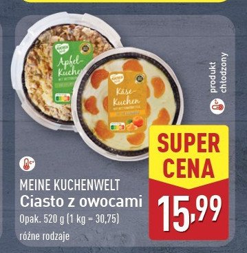 Ciasto z jabłkami MEINE KUCHENWELT promocja w Aldi