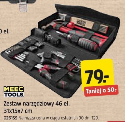 Zestaw narzędziowy MEEC TOOLS 46 el. 31x15x7 cm 026155 promocja w Jula