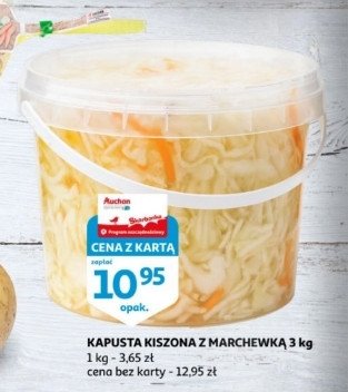 Kapusta kiszona z marchewką promocja w TOPAZ