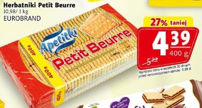 Herbatniki Petit Beurre EUROBRAND promocja w Prim Market