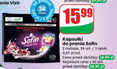 Kapsułki do prania Sofin promocja w Dino