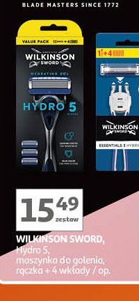 Maszynka do golenia +  3 wkłady Wilkinson hydro 5 promocja