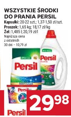 Kapsu艂ki do prania 4in1 color deep clean Persil discs promocja