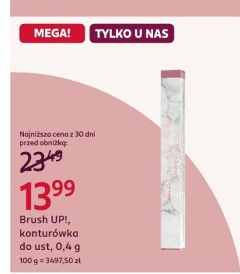 Konturówka do ust Brush UP! promocja w Rossmann