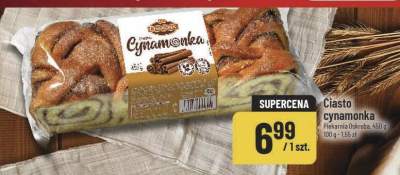 Ciasto cynamonka Piekarnia Ostroba promocja w POLOmarket