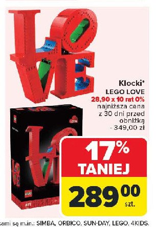 Klocki 31214 LEGO ART promocja w Carrefour Market