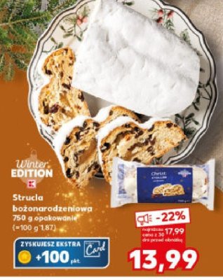 Strucla bożonarodzeniowa  750 g promocja w Kaufland