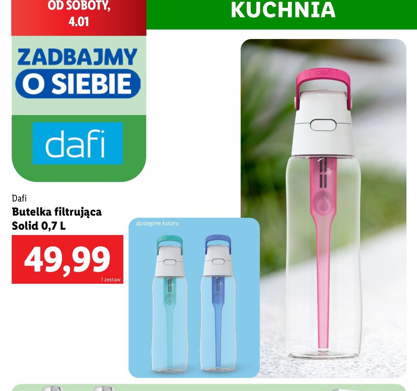 Butelka filtrująca 700 ml promocja