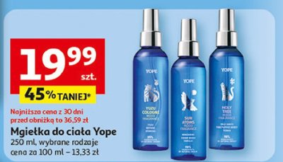 Mgiełka do ciała holy tree Yope promocja