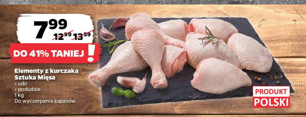 Podudzie z kurczaka SZTUKA MIĘSA NETTO promocja w Netto
