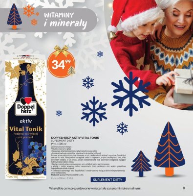 Suplement diety Doppelherz Aktiv Vital Tonik, 1000 ml promocja w DOZ.PL