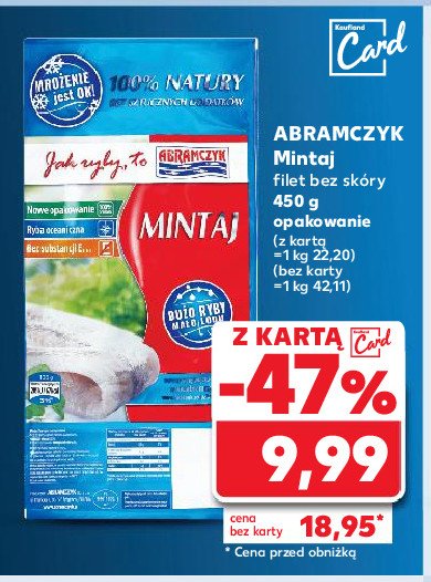 Mintaj filet Abramczyk promocja