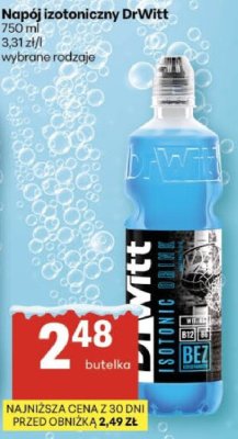 Napój izotoniczny DrWitt promocja w Delikatesy Centrum