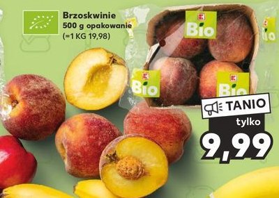 Brzoskwinie bio promocja