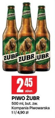 Piwo Żubr promocja w Chorten