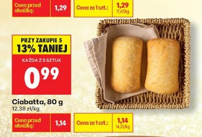 Ciabatta promocja w Biedronka