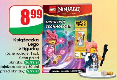 Książeczka Lego z figurką różne rodzaje promocja w Dino