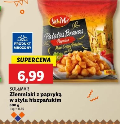 Patatas bravas paprykowe Sol&mar promocja