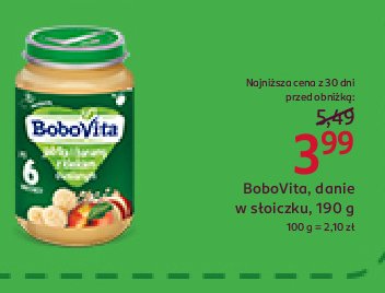 Jabłka i banany z kleikiem owsianym Bobovita promocja