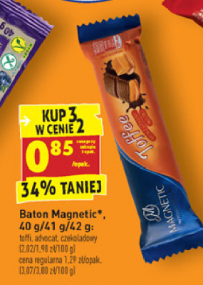 Baton mleczny Magnetic promocja