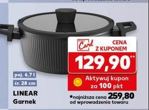 Garnek linear 28 cm Ambition promocja w Kaufland