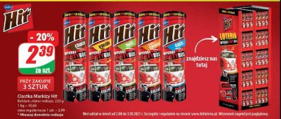 Ciastka waniliowe Hit Hit bahlsen promocja