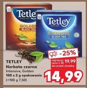 Herbata czarna Tetley golden promocja