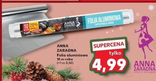 Folia aluminiowa 10 m Anna zaradna promocja w Kaufland